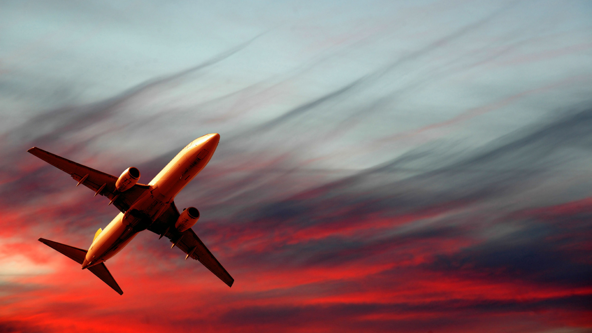 Обои самолет, самолеты, полет, авиация, воздушное путешествие в разрешении 1920x1080