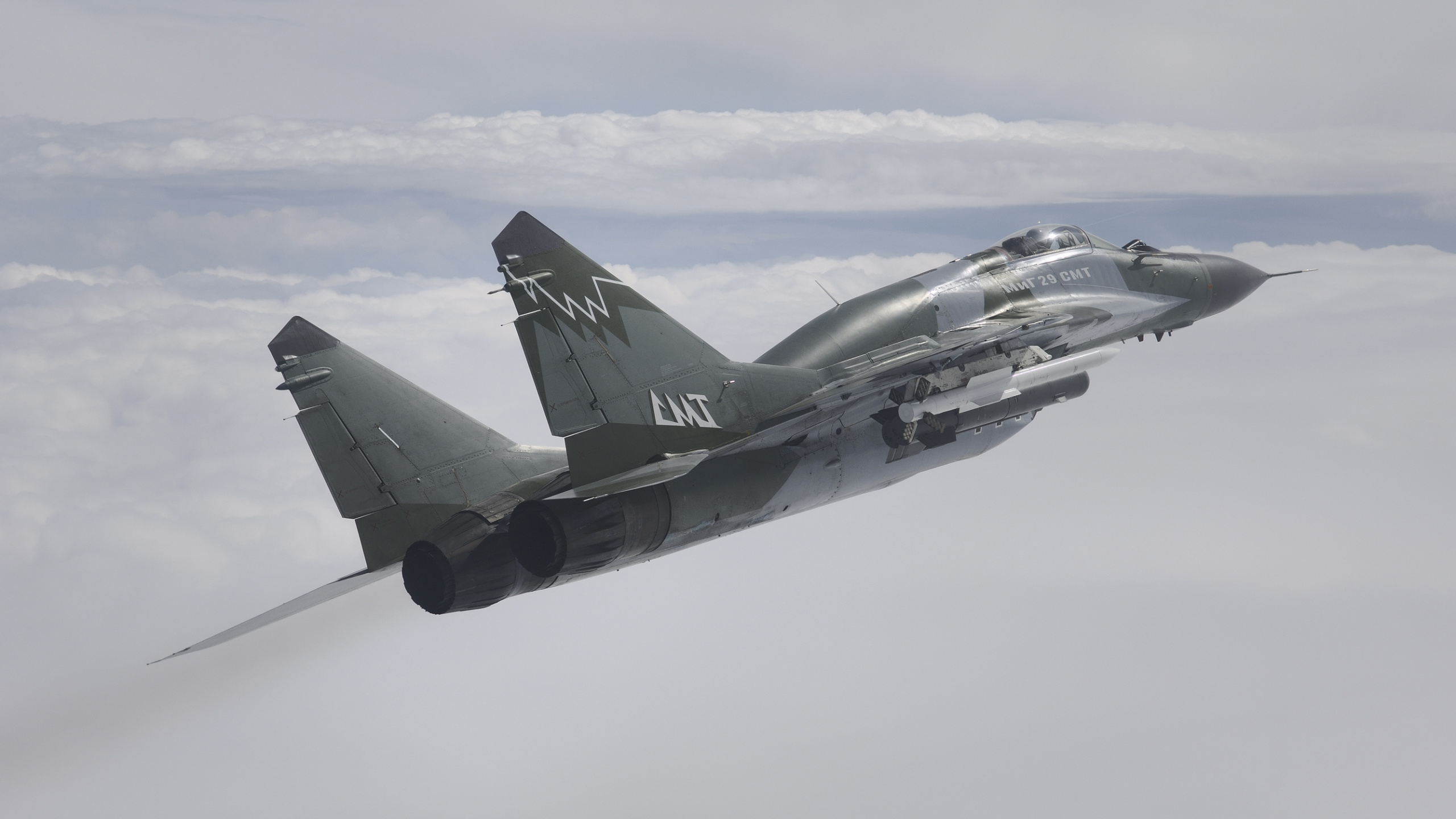 Обои российские ВВС, воздушные силы, военный самолет, самолеты, самолет в разрешении 2560x1440