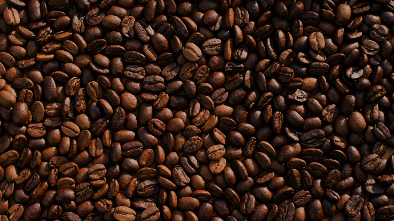 Обои кофе, кофейная гуща, кофе эспрессо, растворимый кофе, робуста в разрешении 1280x720