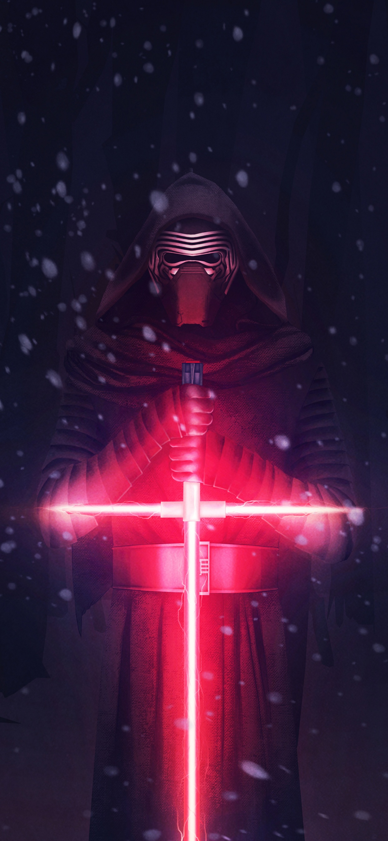 Обои свет, автомобильное освещение, уличный фонарь, дерево, развлечение в разрешении 1242x2688