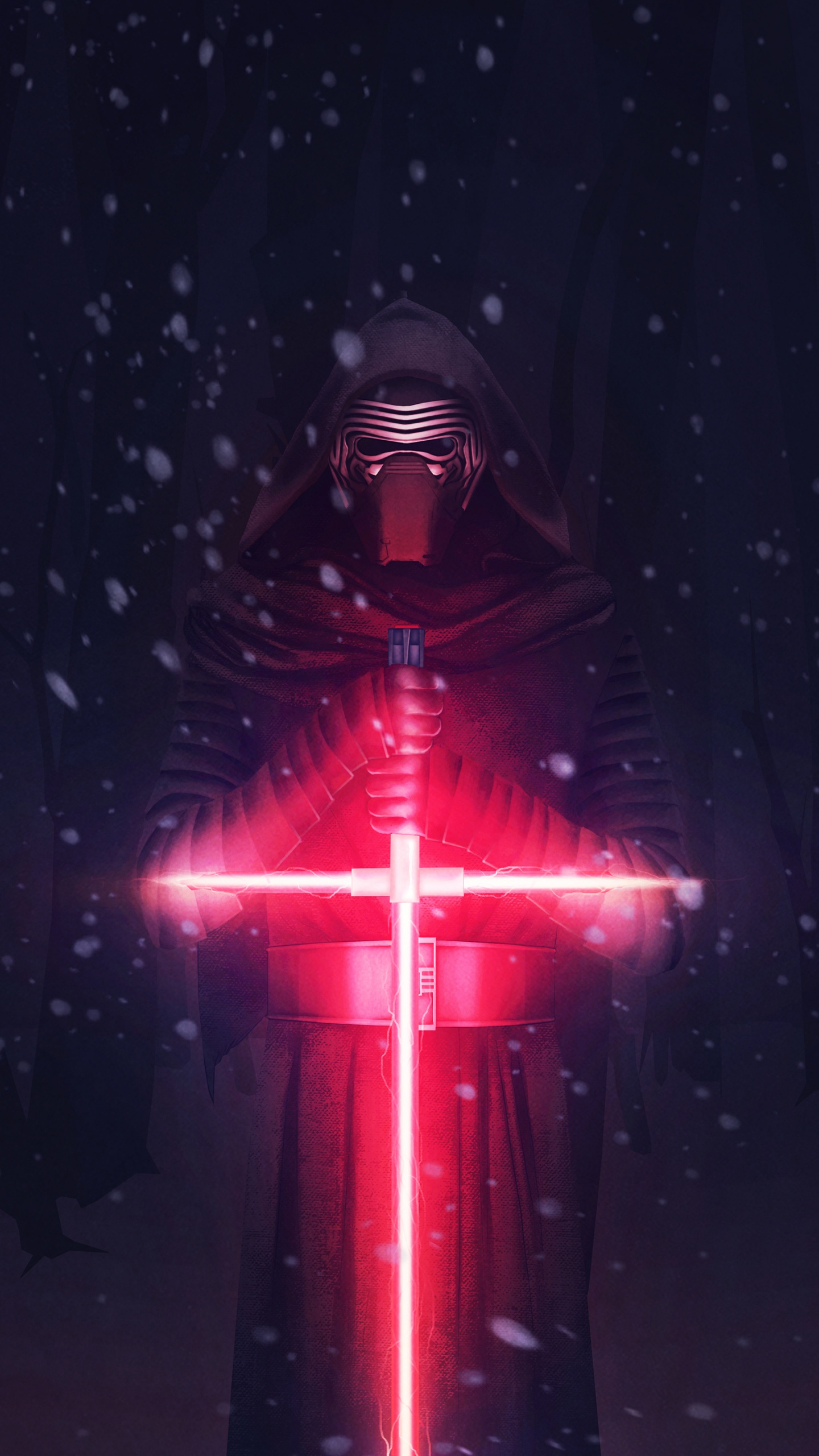 Обои свет, автомобильное освещение, уличный фонарь, дерево, развлечение в разрешении 1440x2560