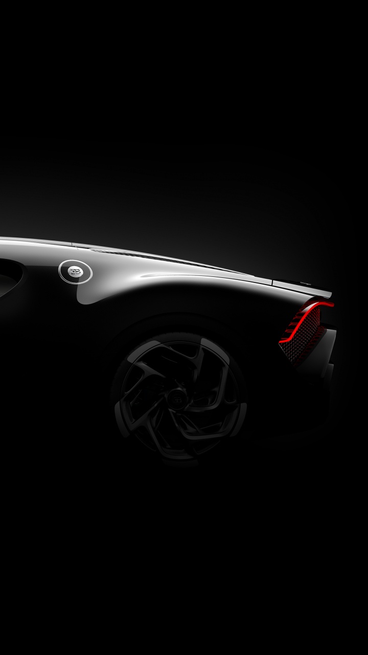 Обои суперкар, Бугатти Ла Вуатюр Нуар, bugatti, авто, автомобиль концепции в разрешении 720x1280