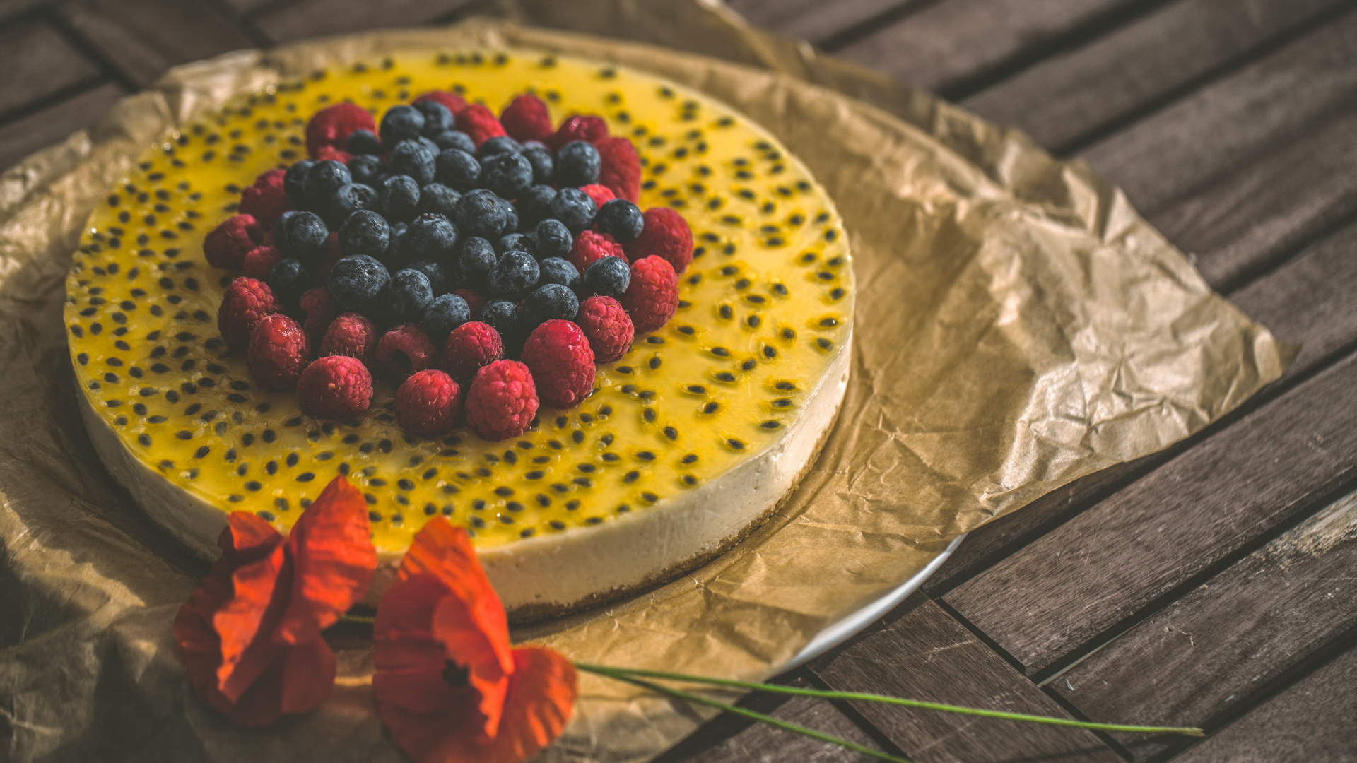 Обои ватрушка, пища, растение, фрукты, ягоды в разрешении 1920x1080