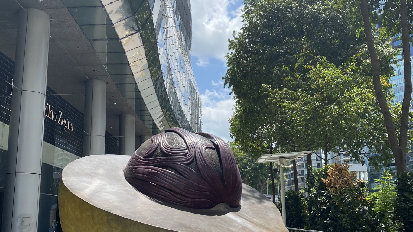 Обои статуя, достопримечательность, наука, биология, скульптура в разрешении 1366x768