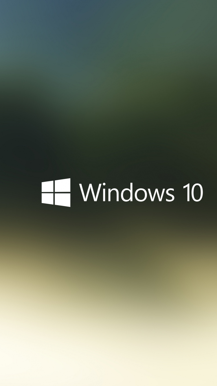Обои windows 10, microsoft windows, текст, шрифт, Операционная система в разрешении 750x1334