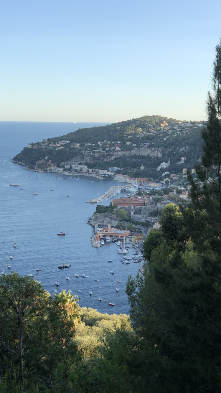 Обои Ницца, водоем, побережье, океан, залив в разрешении 750x1334