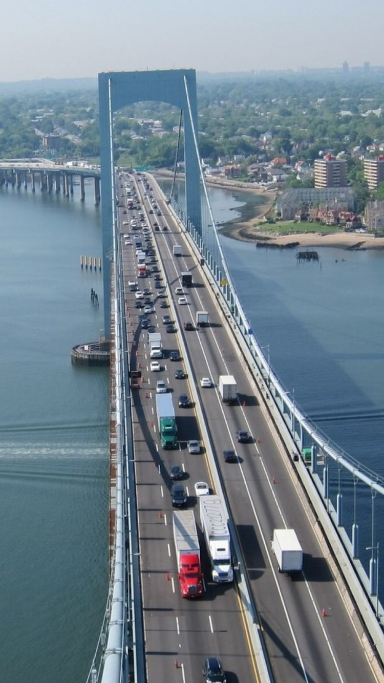 Обои Троги Мост Шеи, МТА мосты и тоннели, мост, вантовый мост, гидроресурсы в разрешении 750x1334