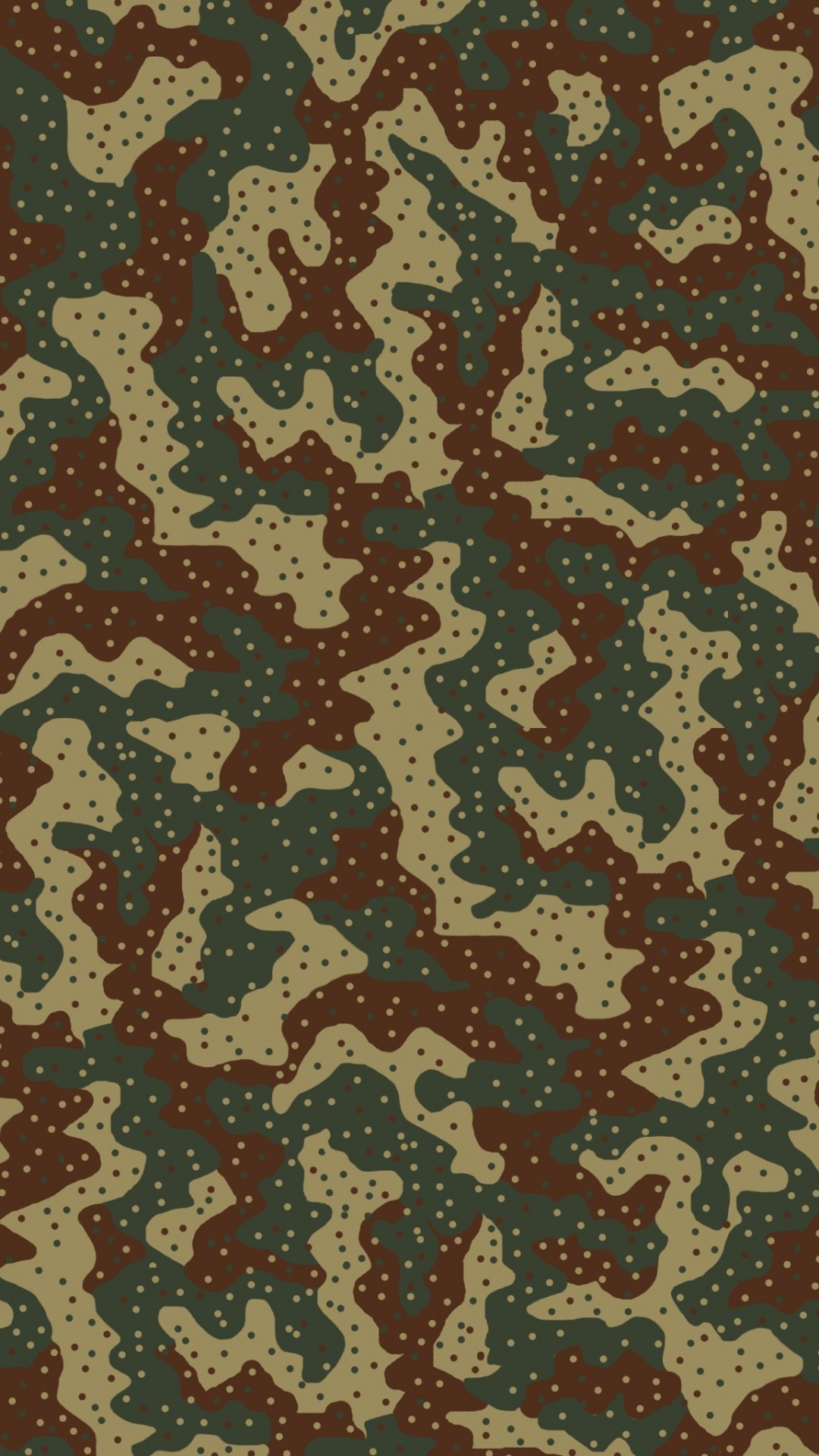 Обои узор, военный камуфляж, камуфляж, коричневый цвет, дизайн в разрешении 1080x1920