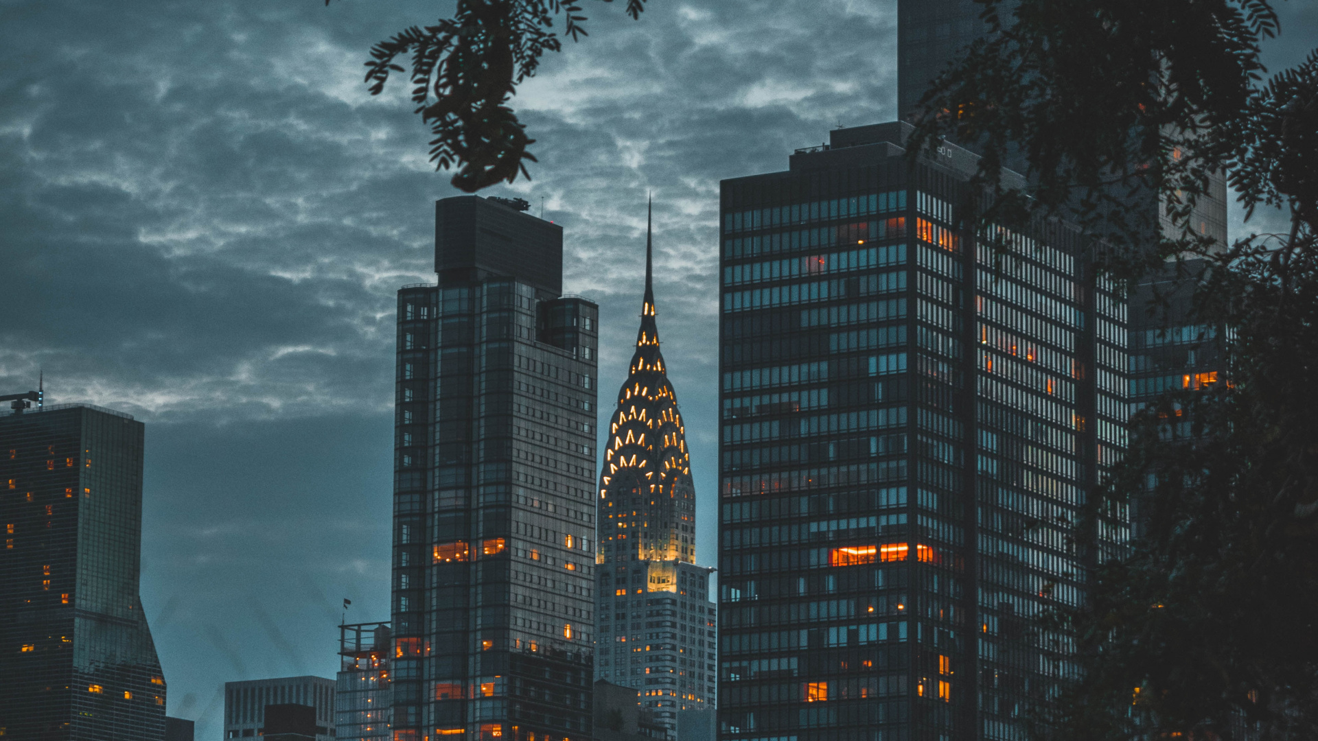 Обои НьюЙорк, городской пейзаж, город, метрополия, городской район в разрешении 1920x1080