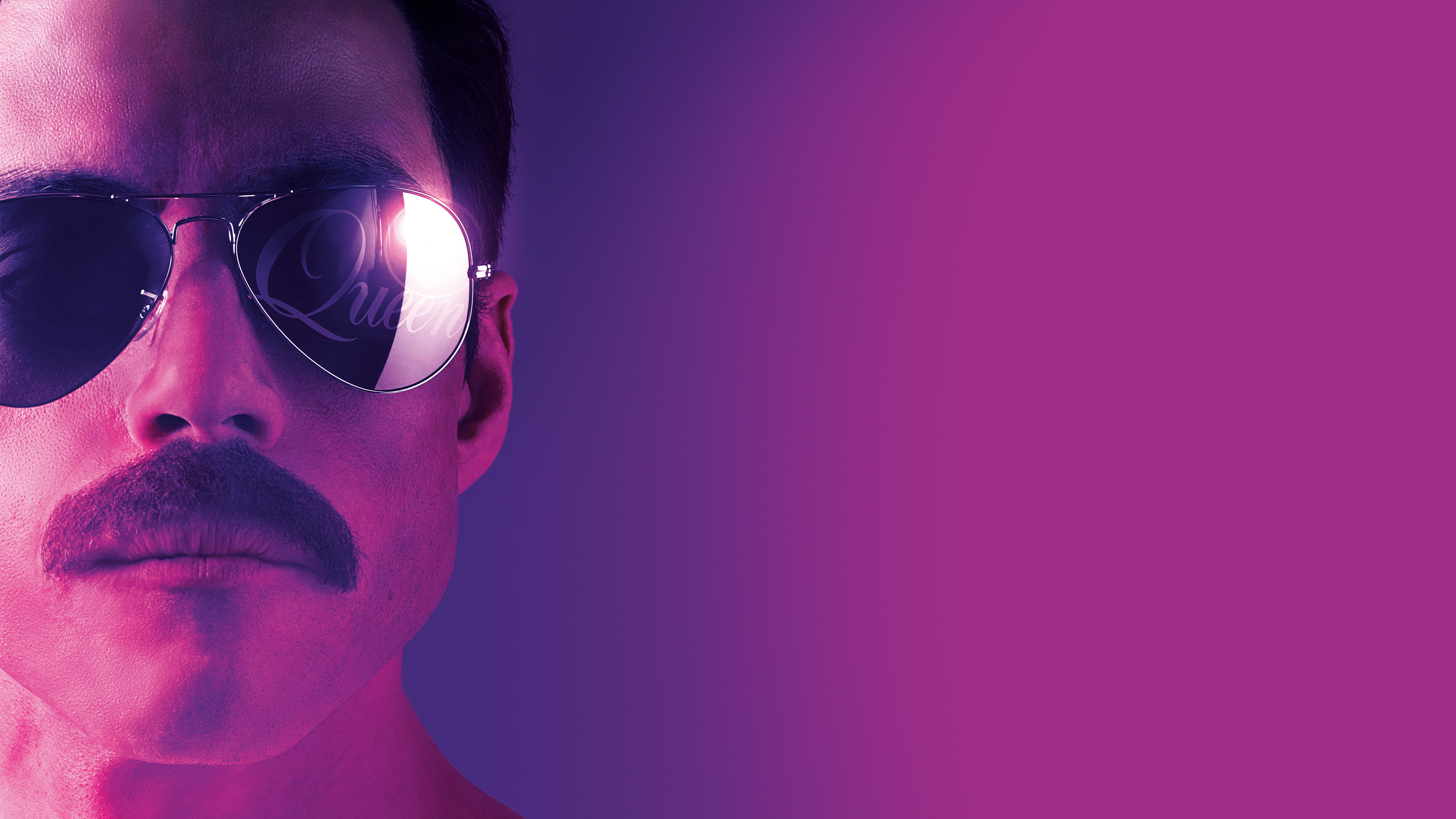 Обои Фредди Меркьюри, Богемская Рапсодия, Королева, очки, лицо в разрешении 7680x4320