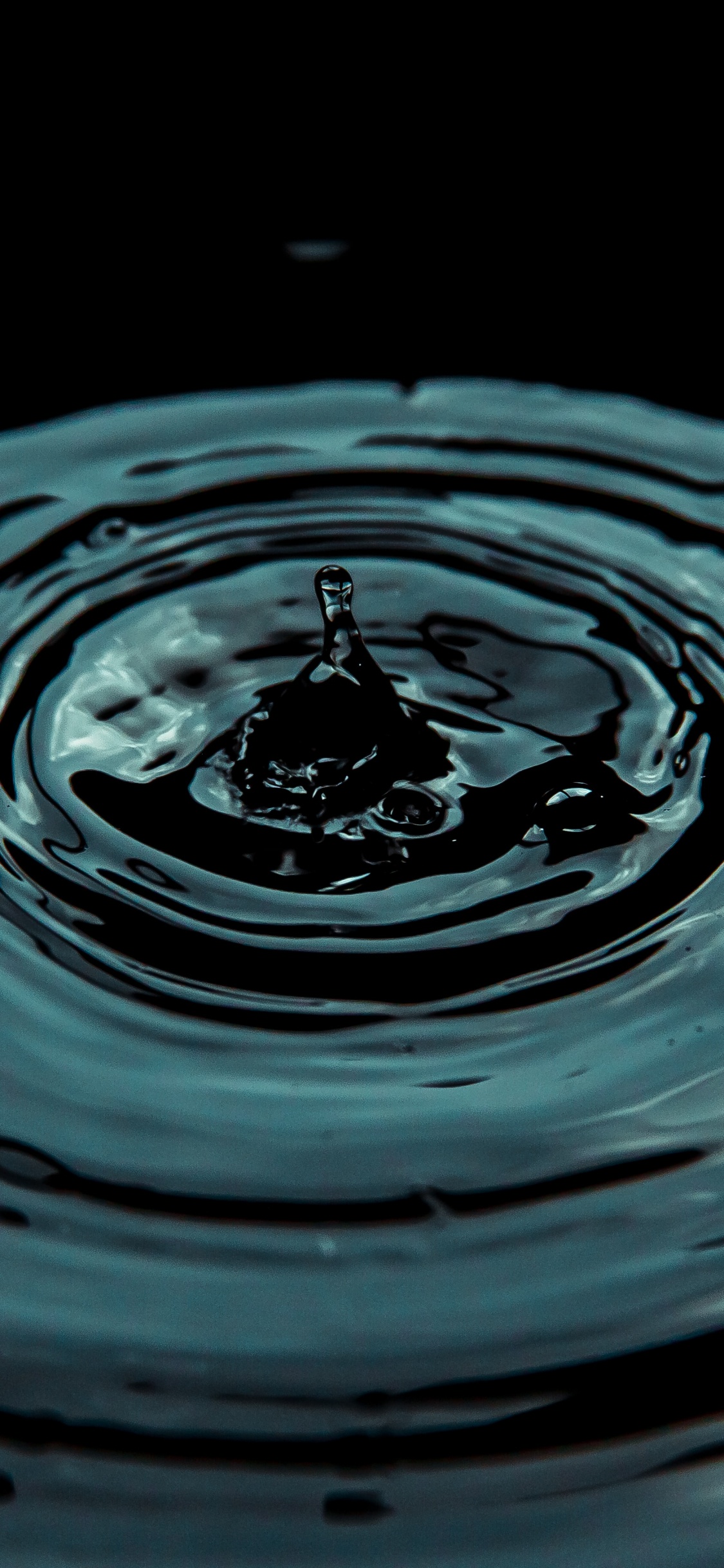 Обои круговая вода, падение, вода, гидроресурсы, жидкий в разрешении 1125x2436