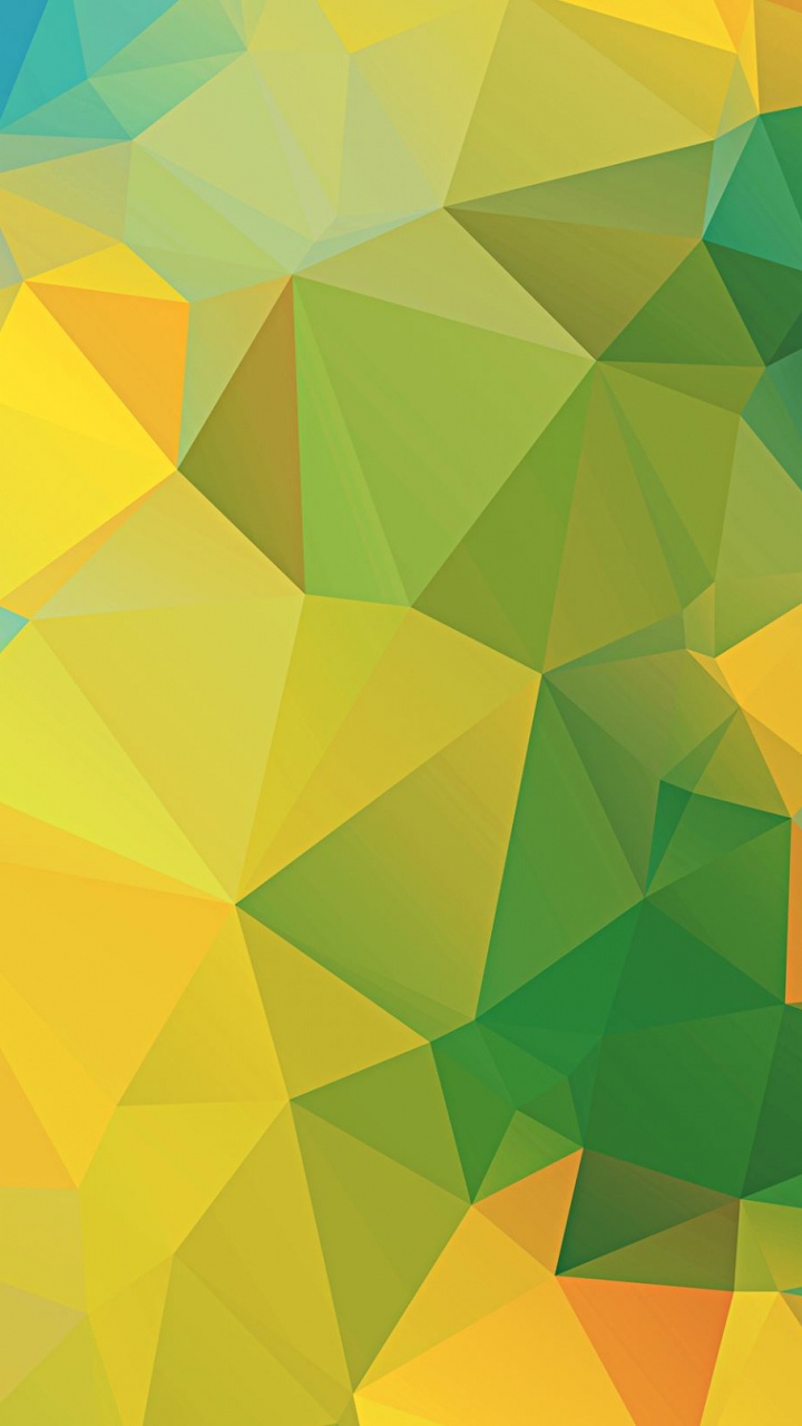 Обои желтый, узор, треугольник, дизайн, симметрия в разрешении 720x1280