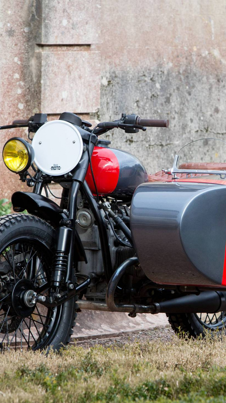 Обои мотоцикл, ИМЗ-Урал, авто, Классика, старинная машина в разрешении 750x1334