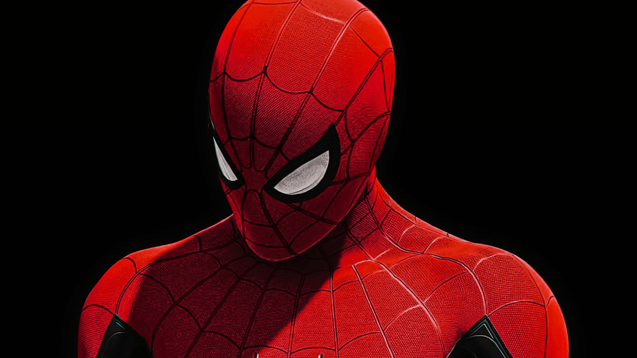 Обои человек-паук, Человек-Паук Чудес, рукав, арт, фигурка в разрешении 1280x720