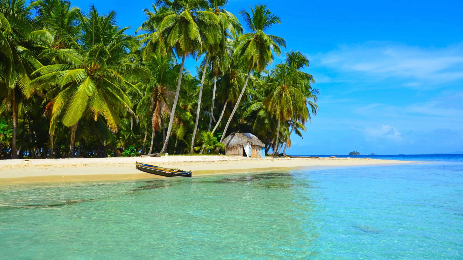 Обои острова Сан блас, Гуна людей, Остров, архипелаг, тропическая зона в разрешении 1920x1080