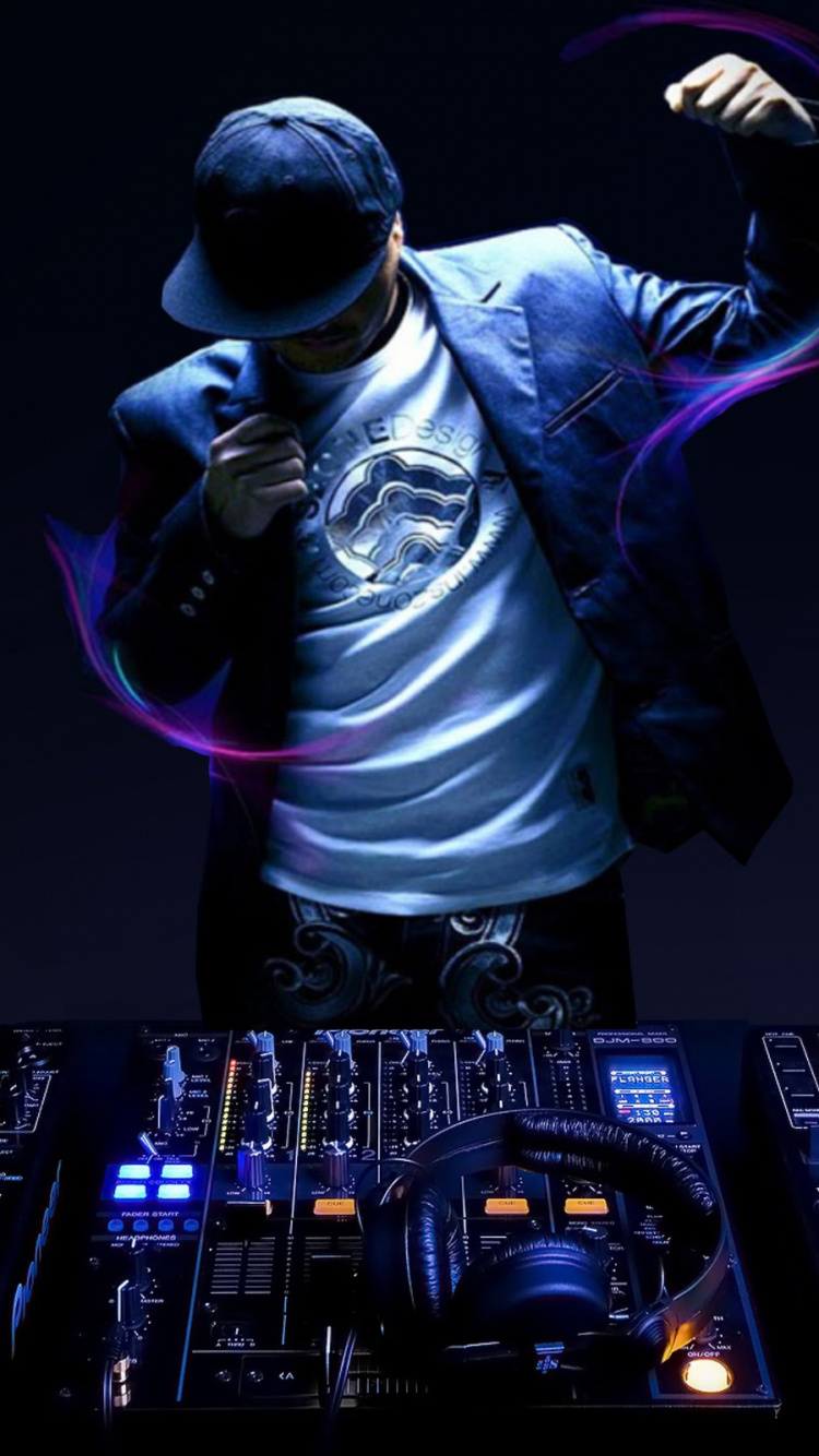 Обои диджей, диск жокей, электроника, cdj, темнота в разрешении 750x1334