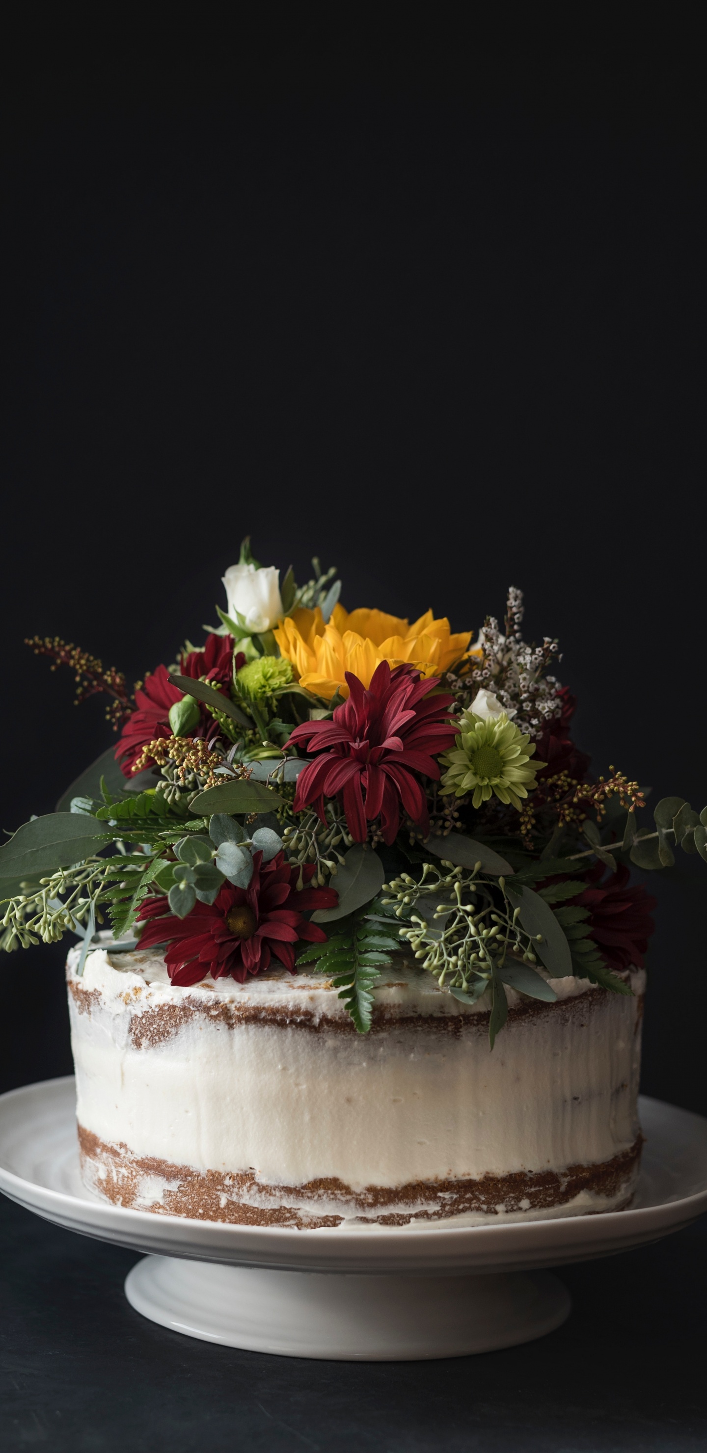 Обои свадебный торт, флористика, цветок, флористики, цветочный дизайн в разрешении 1440x2960