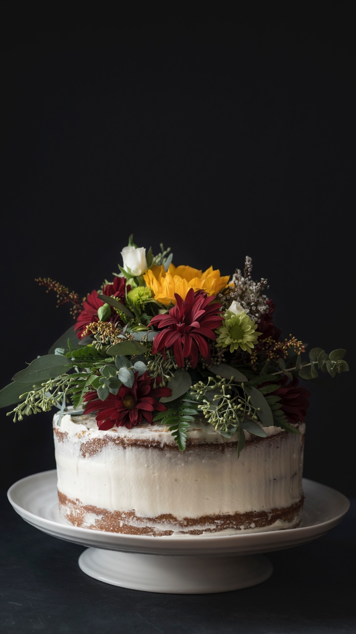 Обои свадебный торт, флористика, цветок, флористики, цветочный дизайн в разрешении 720x1280