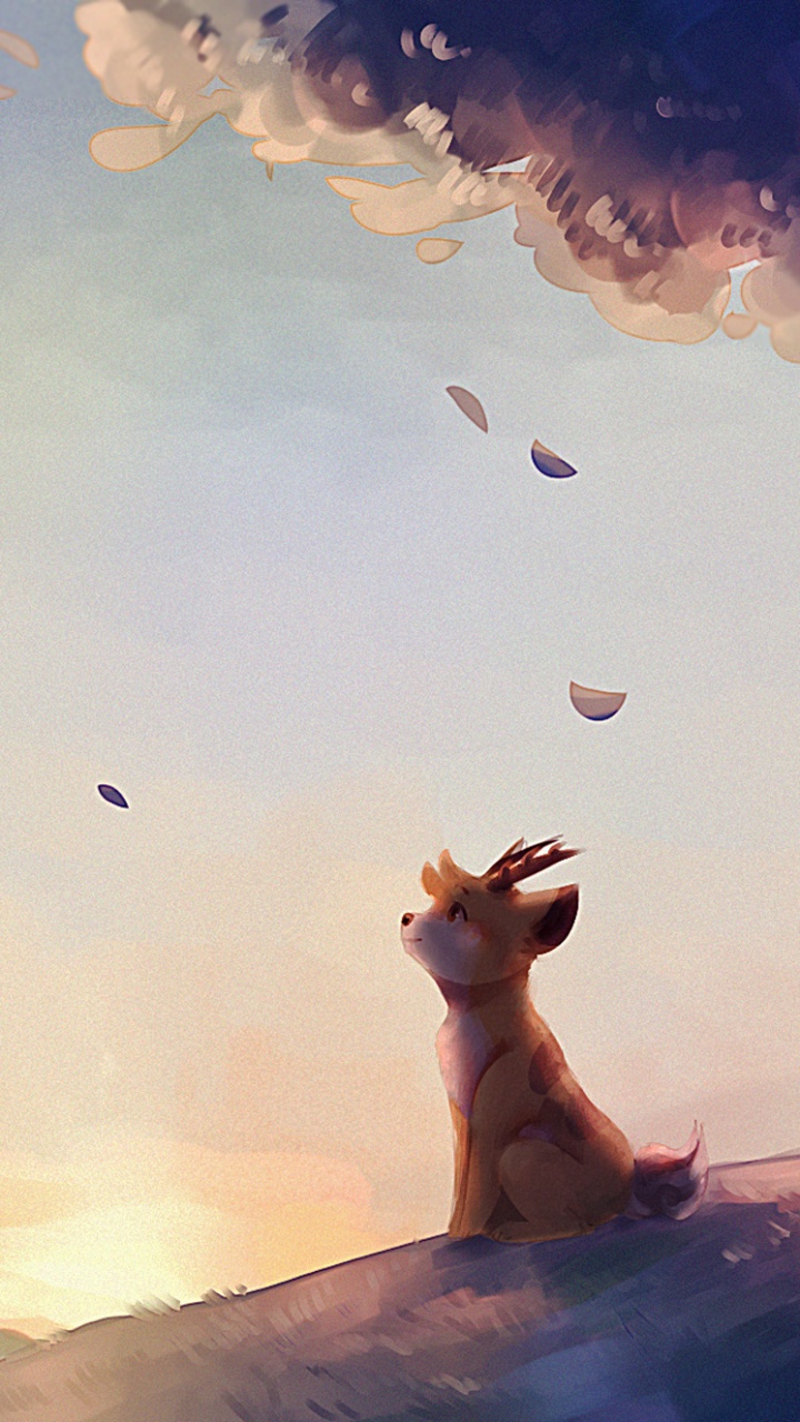 Обои живопись, произведение искусства, арт, артист, визуальное искусство в разрешении 720x1280