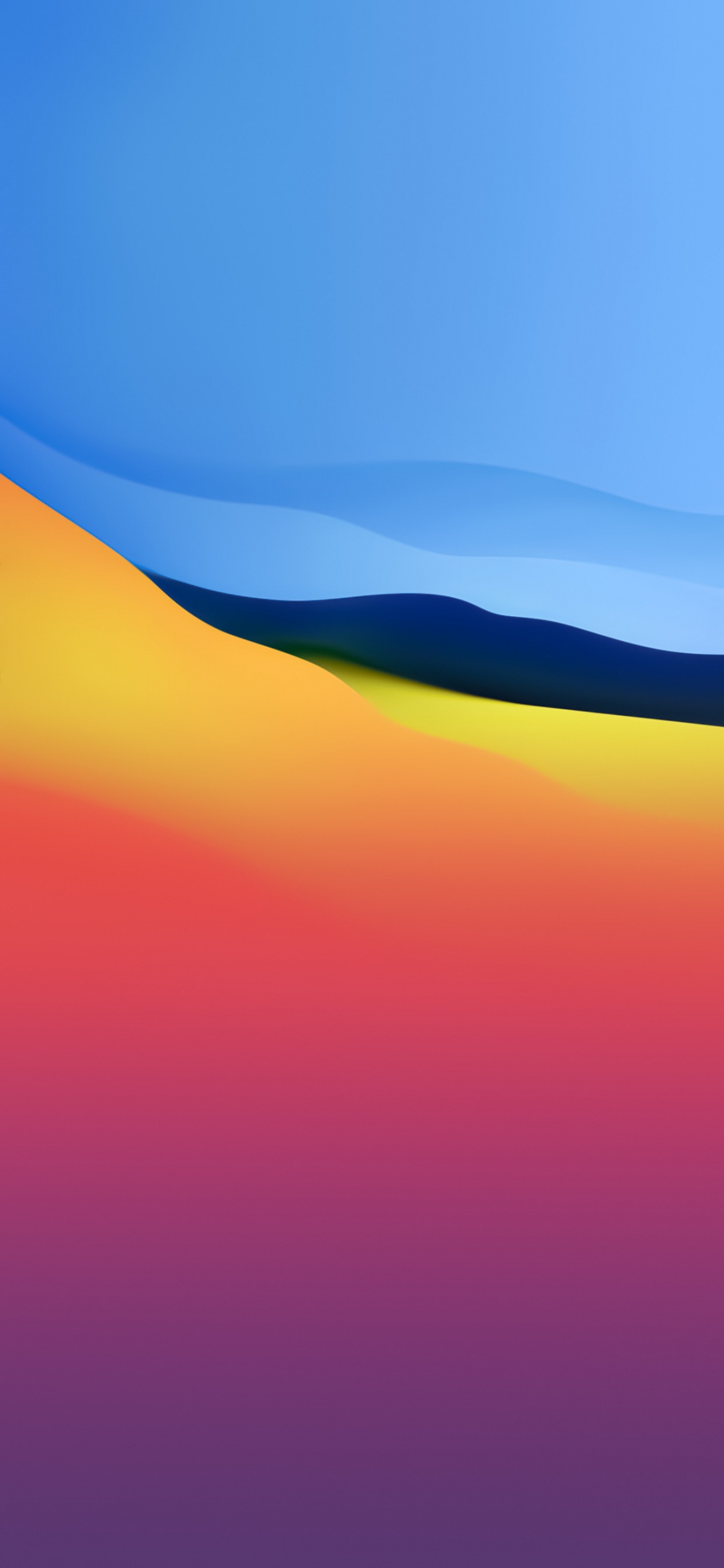 Обои iOS 15, яблоко, ios, iOS 14, склон в разрешении 1125x2436