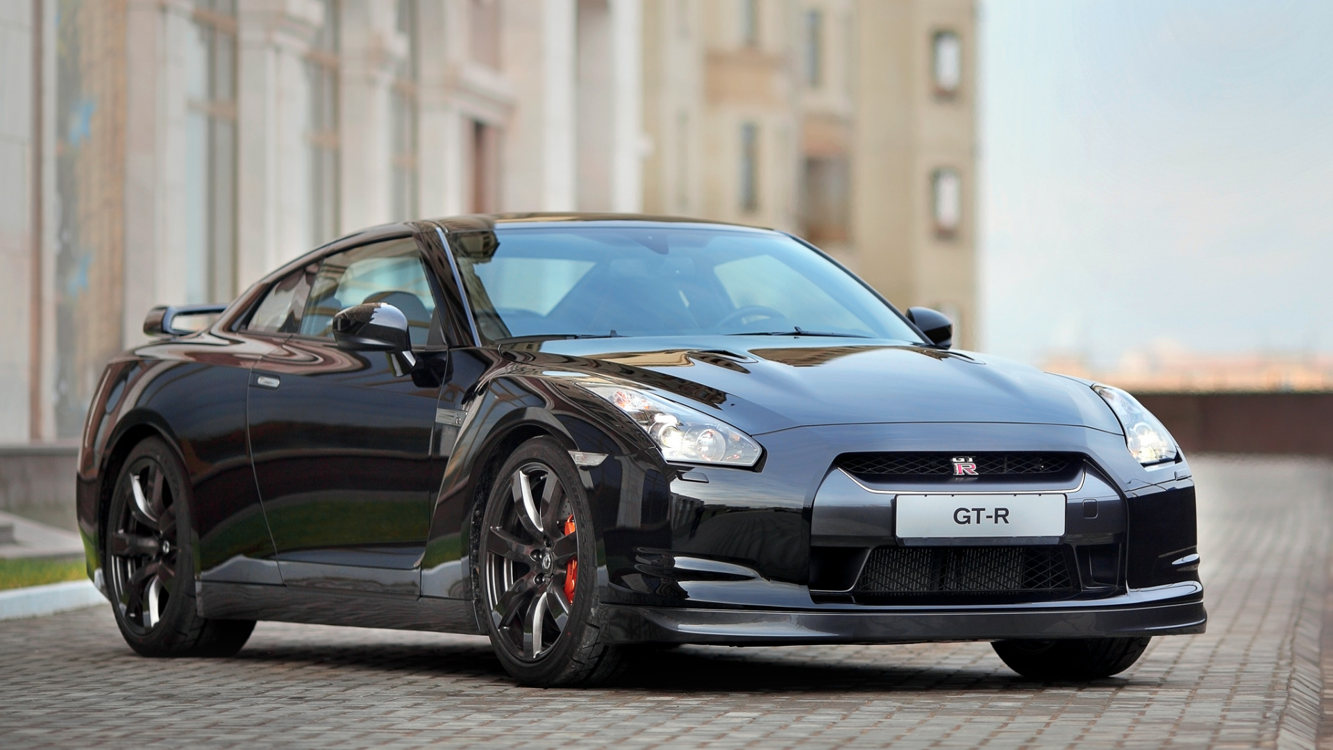 Обои Ниссан, авто, спорткар, Ниссан ГТ-Р Блэк эдишн, суперкар в разрешении 1920x1080