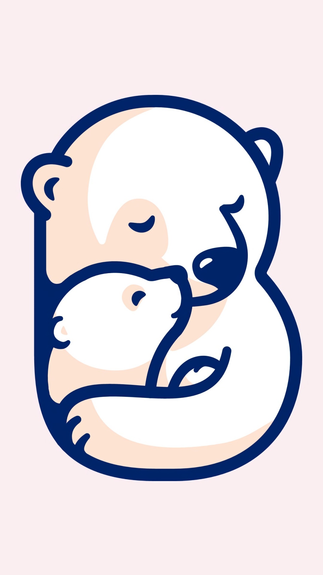 Обои дизайн, иллюстрация, лого, лицо, мимика в разрешении 1080x1920