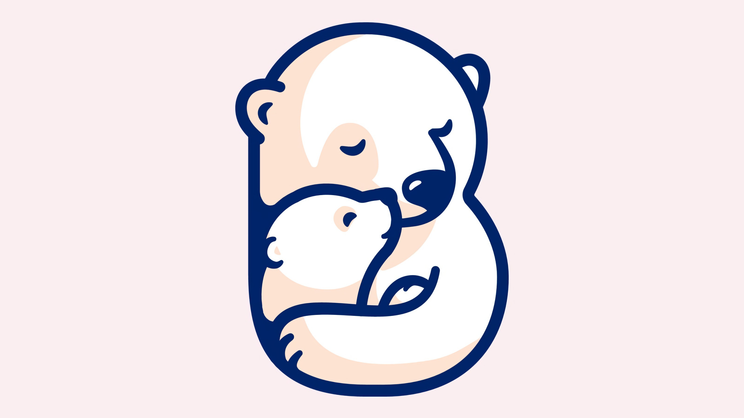 Обои дизайн, иллюстрация, лого, лицо, мимика в разрешении 2560x1440