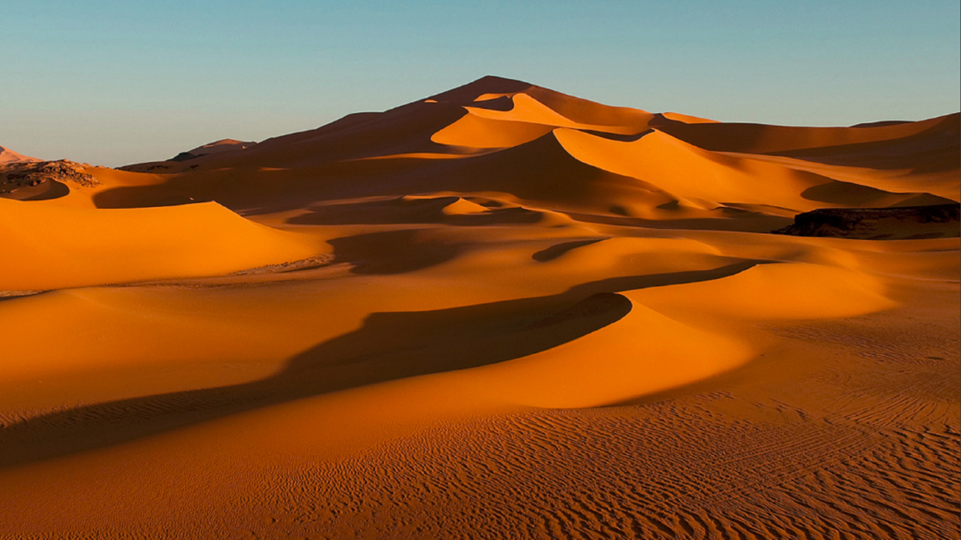 Обои эрг, мерзуга, Дюна, пустыня, поющий песок в разрешении 1920x1080