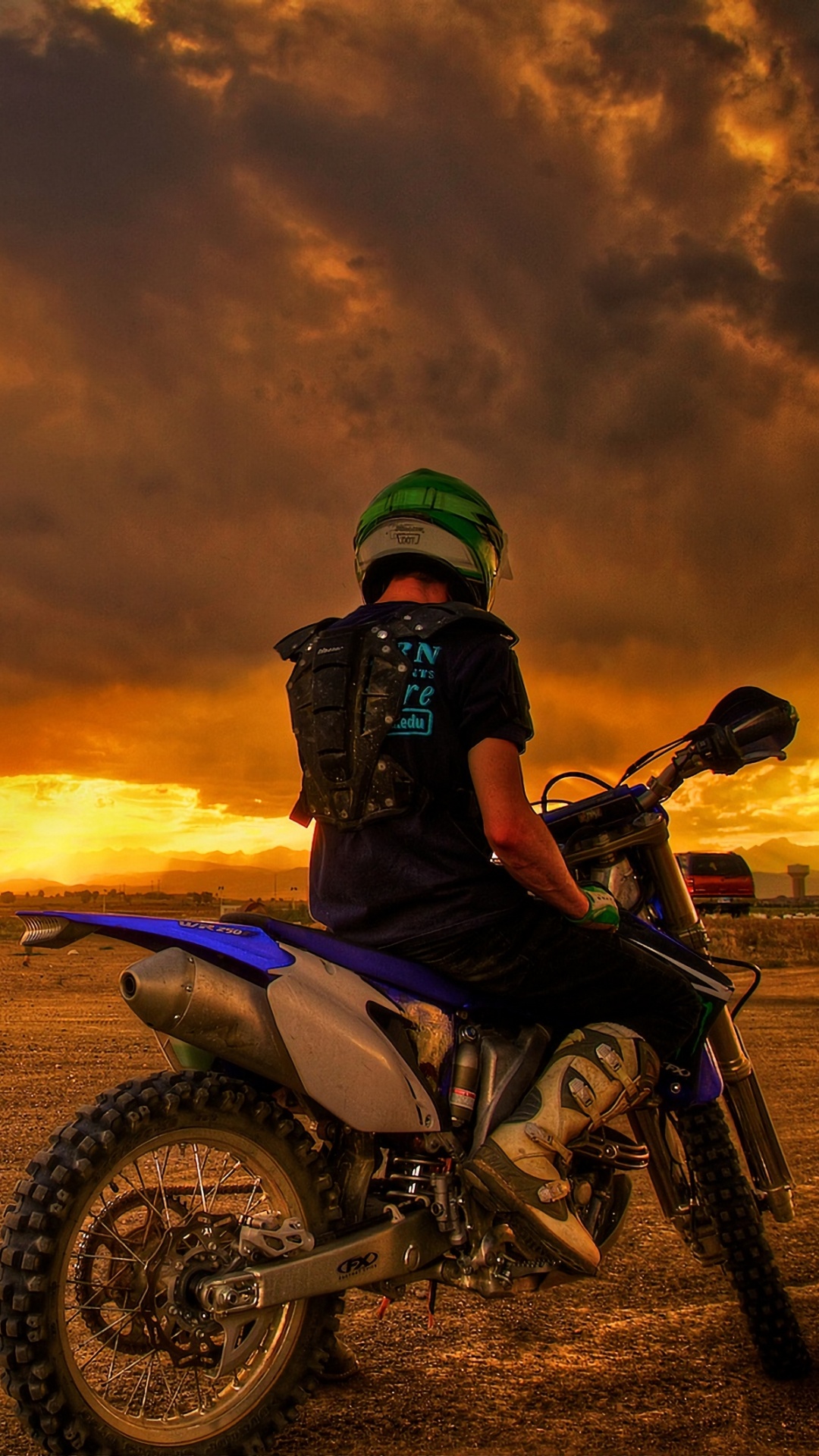 Обои мотокросс, мотоцикл, велосипед, Фристайл мотокросс, КТМ в разрешении 1080x1920