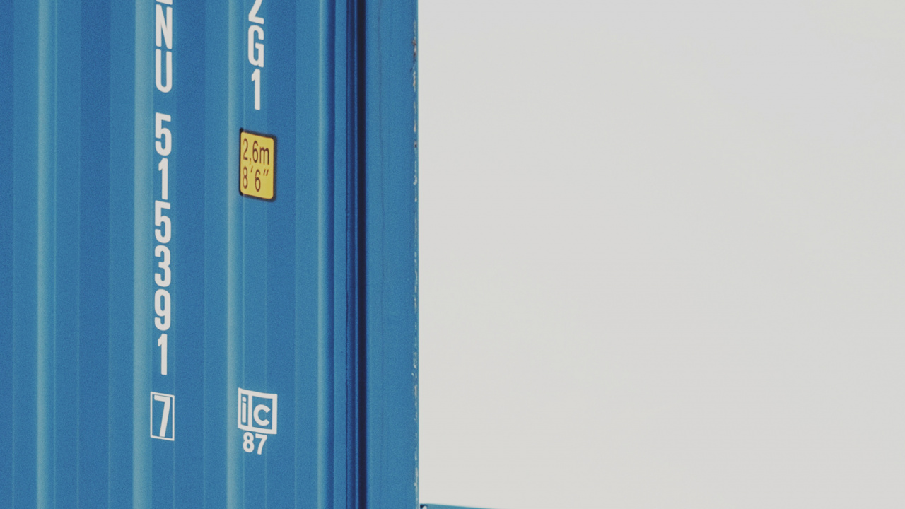 Обои Кофейня Луго, геометрия, математика, синий, здание в разрешении 1280x720