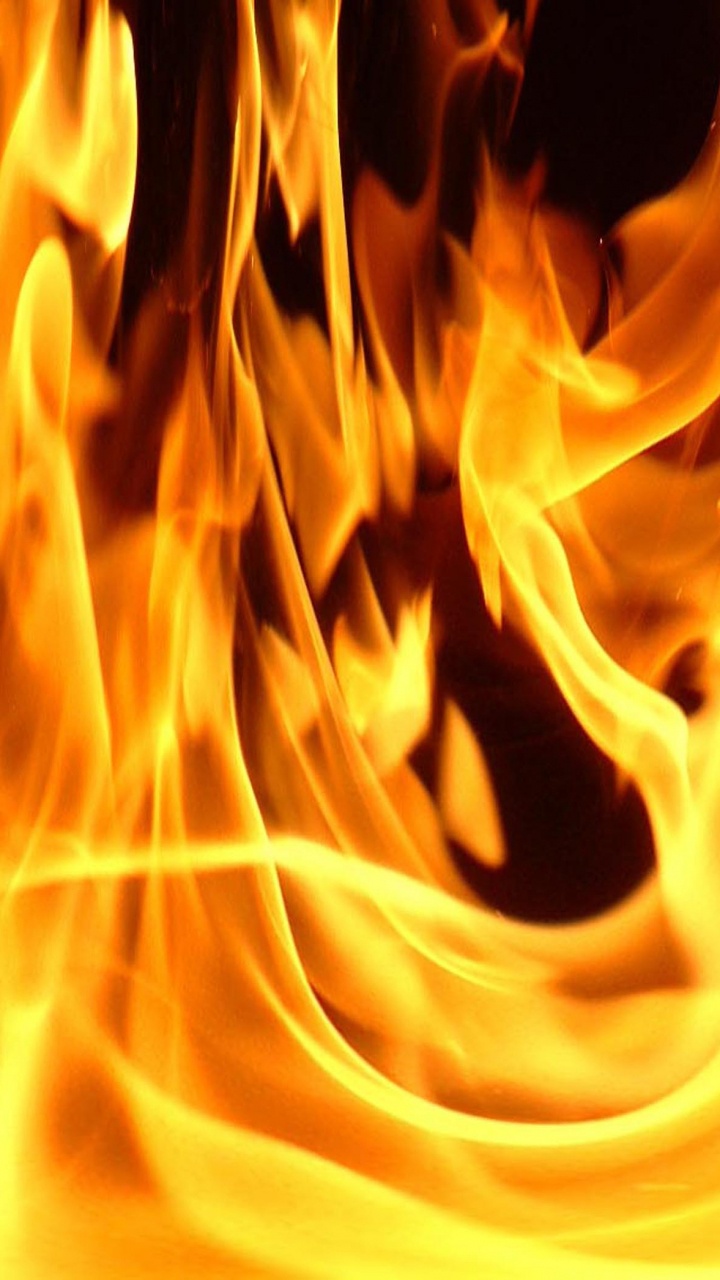 Обои огонь, пламя, Апельсин, пожарный, Вера пыталась огнем в разрешении 720x1280