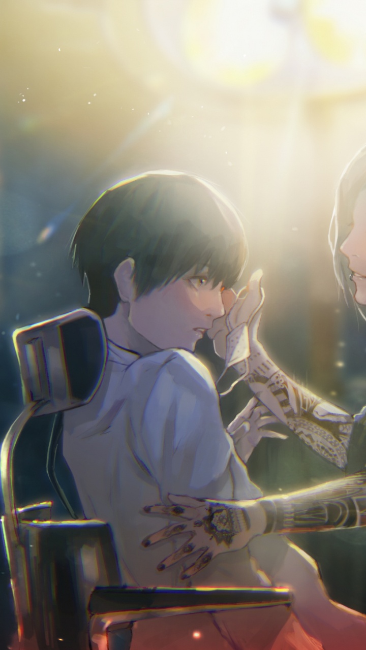 Обои Токио вурдалак, фан арт, Манга, аниме, вурдалак в разрешении 720x1280