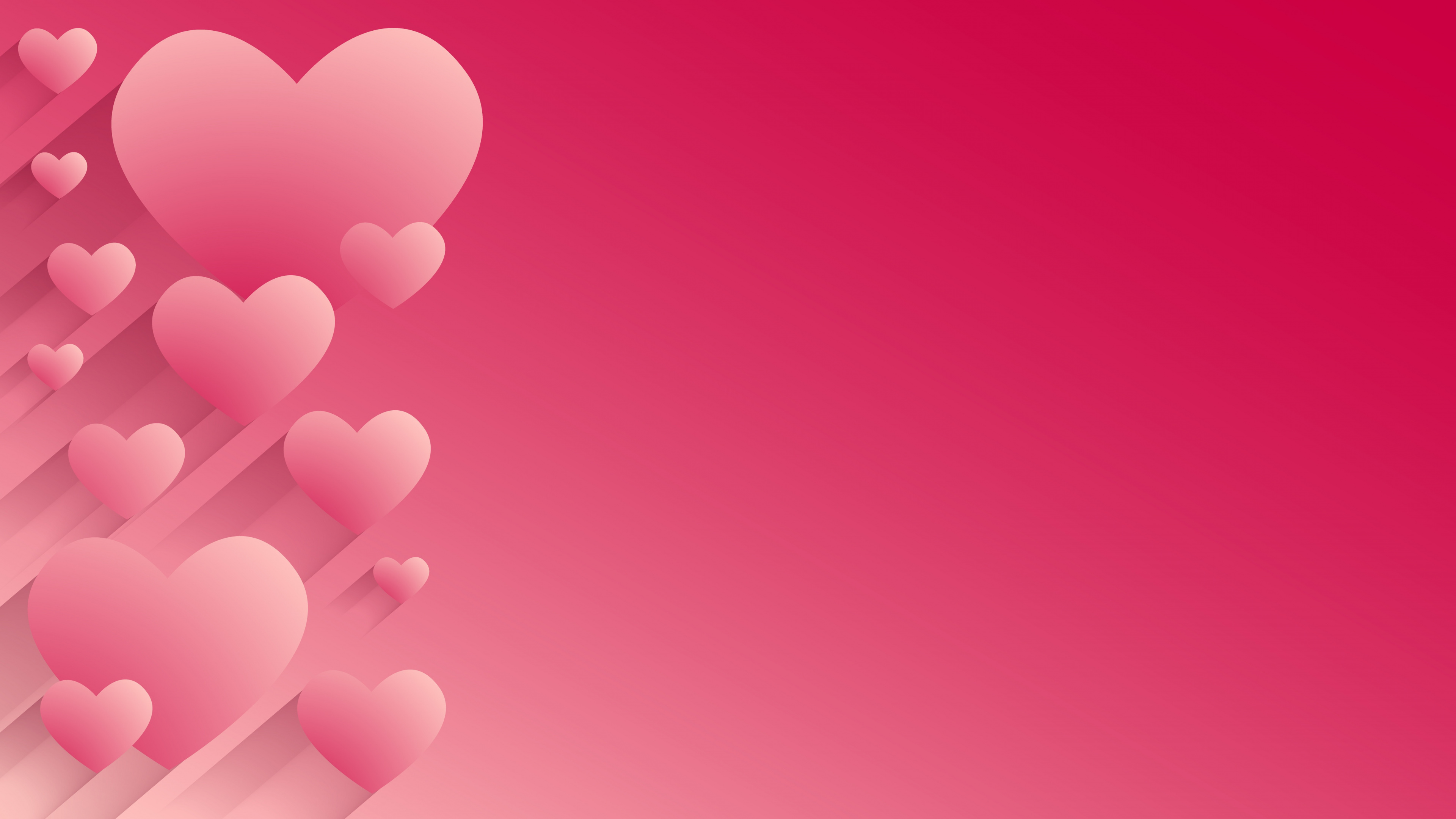 Обои лепесток, любовь, небо, цветок, красный цвет в разрешении 3840x2160