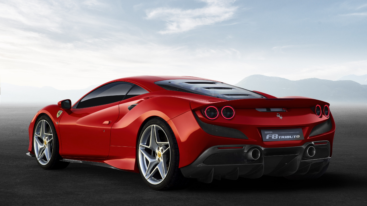 Обои Феррари Ф8 Трибьют, спорткар, Ferrari, авто, суперкар в разрешении 1280x720