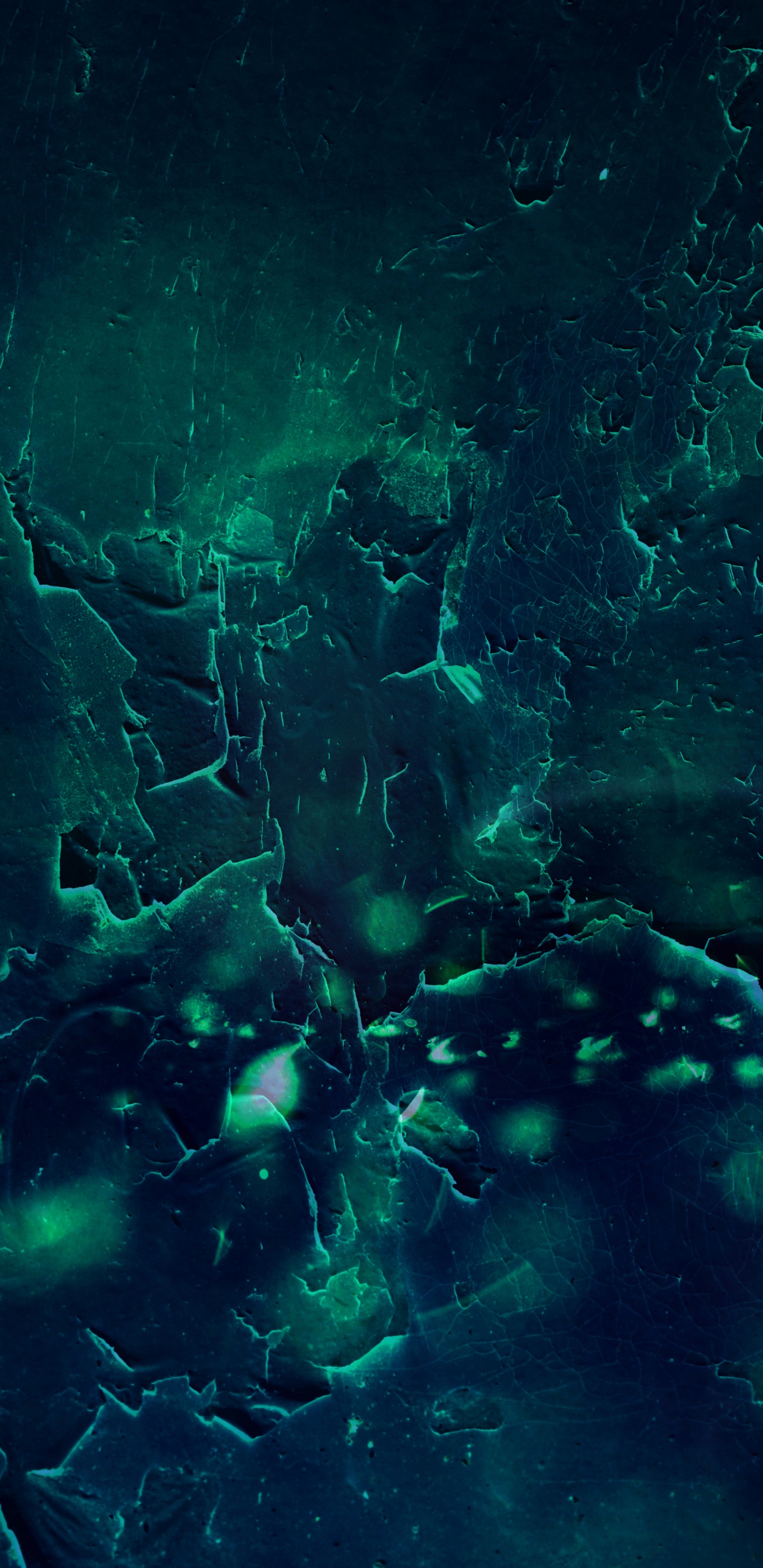 Обои абстрактное искусство, арт, синий, зеленый, черный в разрешении 1440x2960