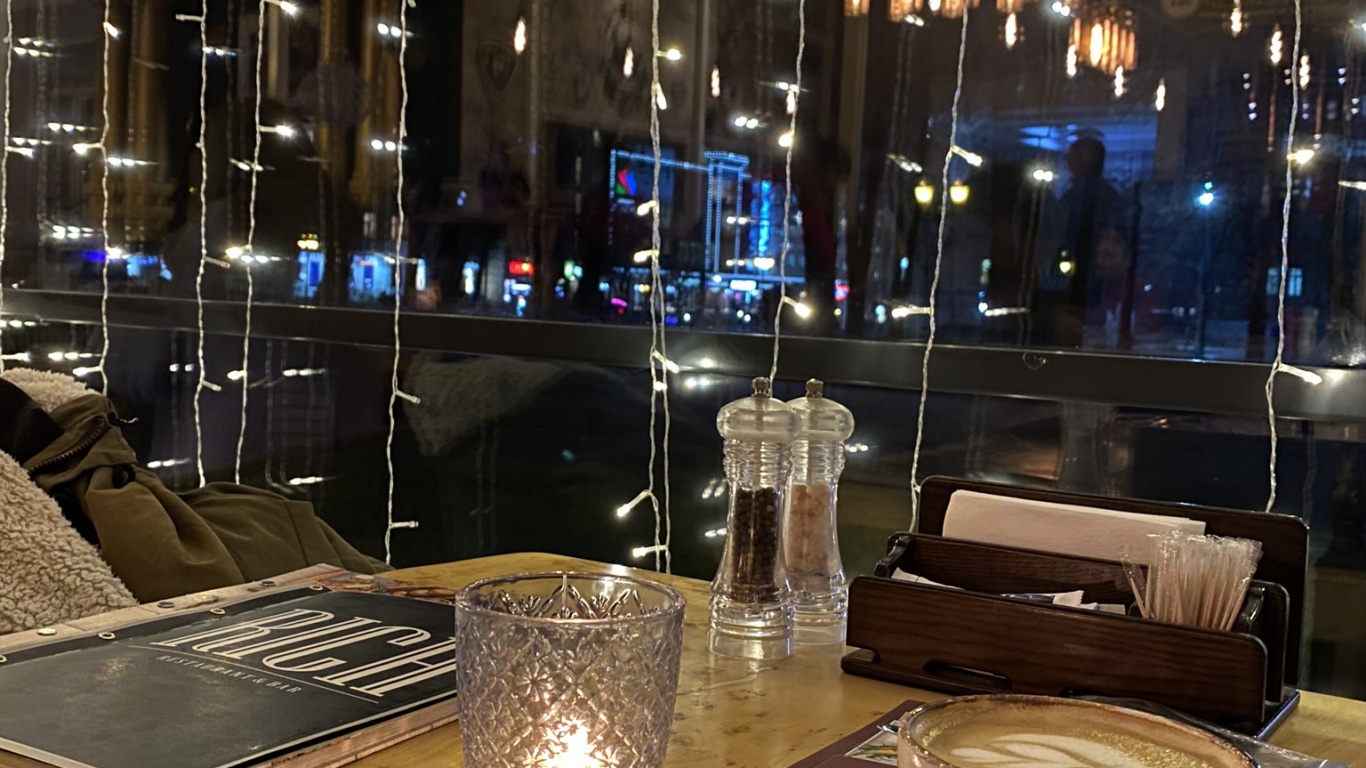 Обои кафе, кофейня, кофейная чашка, serveware, посуда в разрешении 1366x768