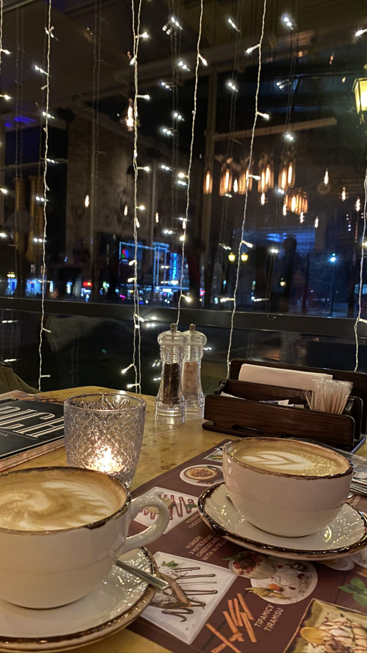 Обои кафе, кофейня, кофейная чашка, serveware, посуда в разрешении 750x1334