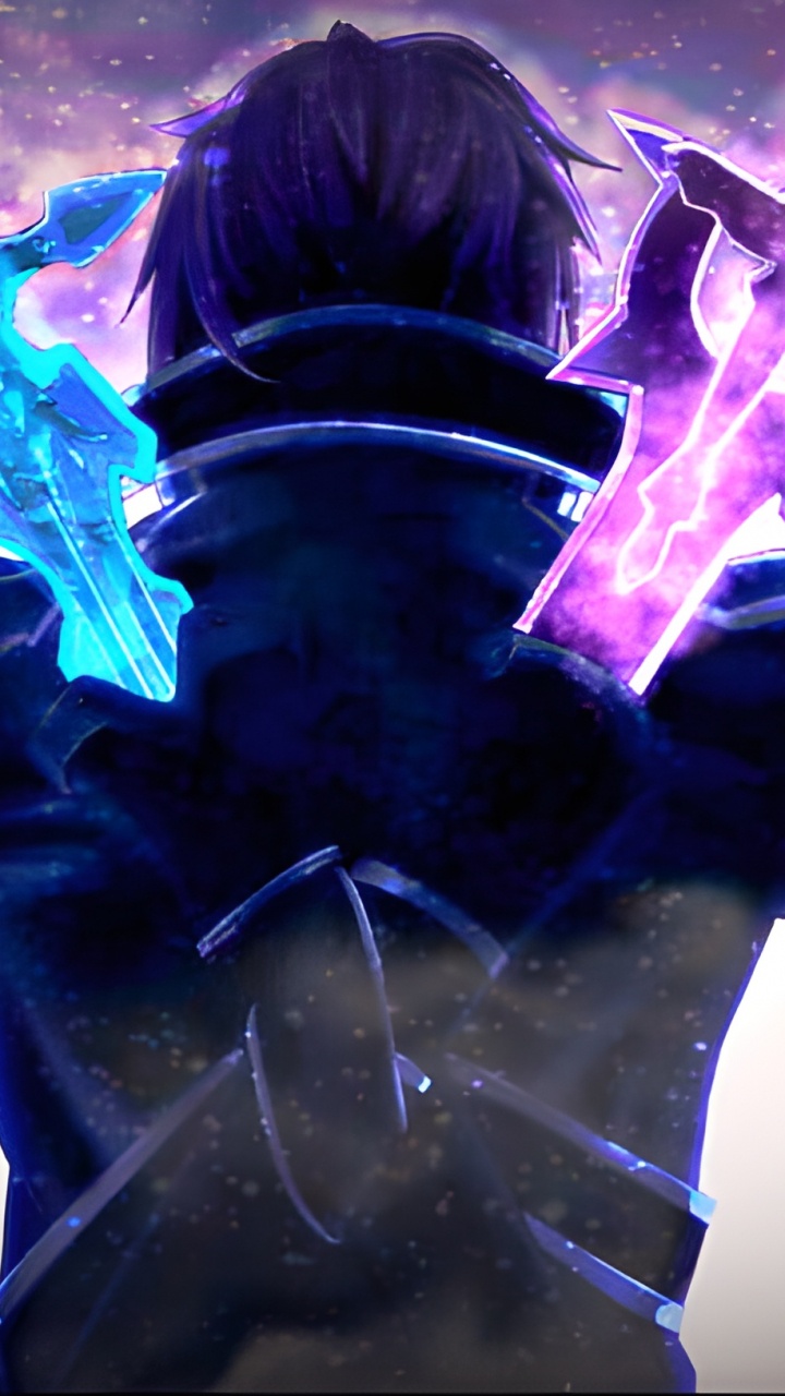 Обои люблю ди крана кирито, Кирито, Асуна, визуальное искусство, арт в разрешении 720x1280