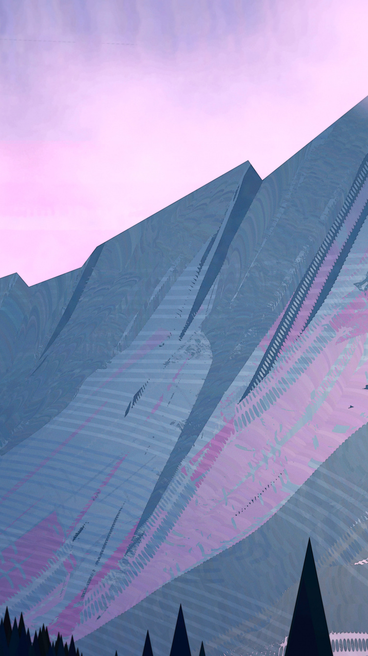 Обои горный хребет, ледяная форма, облако, мир, гора в разрешении 750x1334