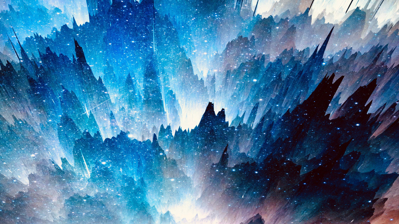 Обои живопись, визуальное искусство, облако, атмосфера, дневное время в разрешении 1366x768