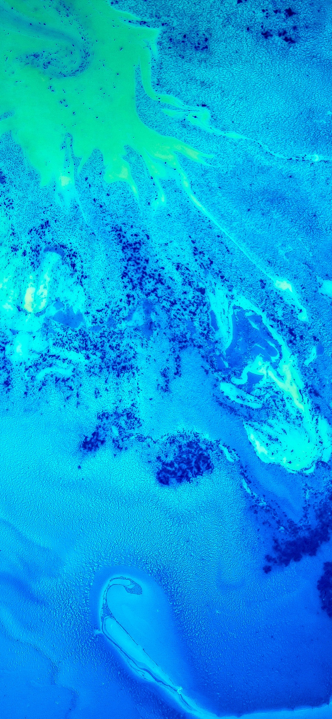 Обои вода, гидроресурсы, жидкий, синий, лазурный в разрешении 1125x2436