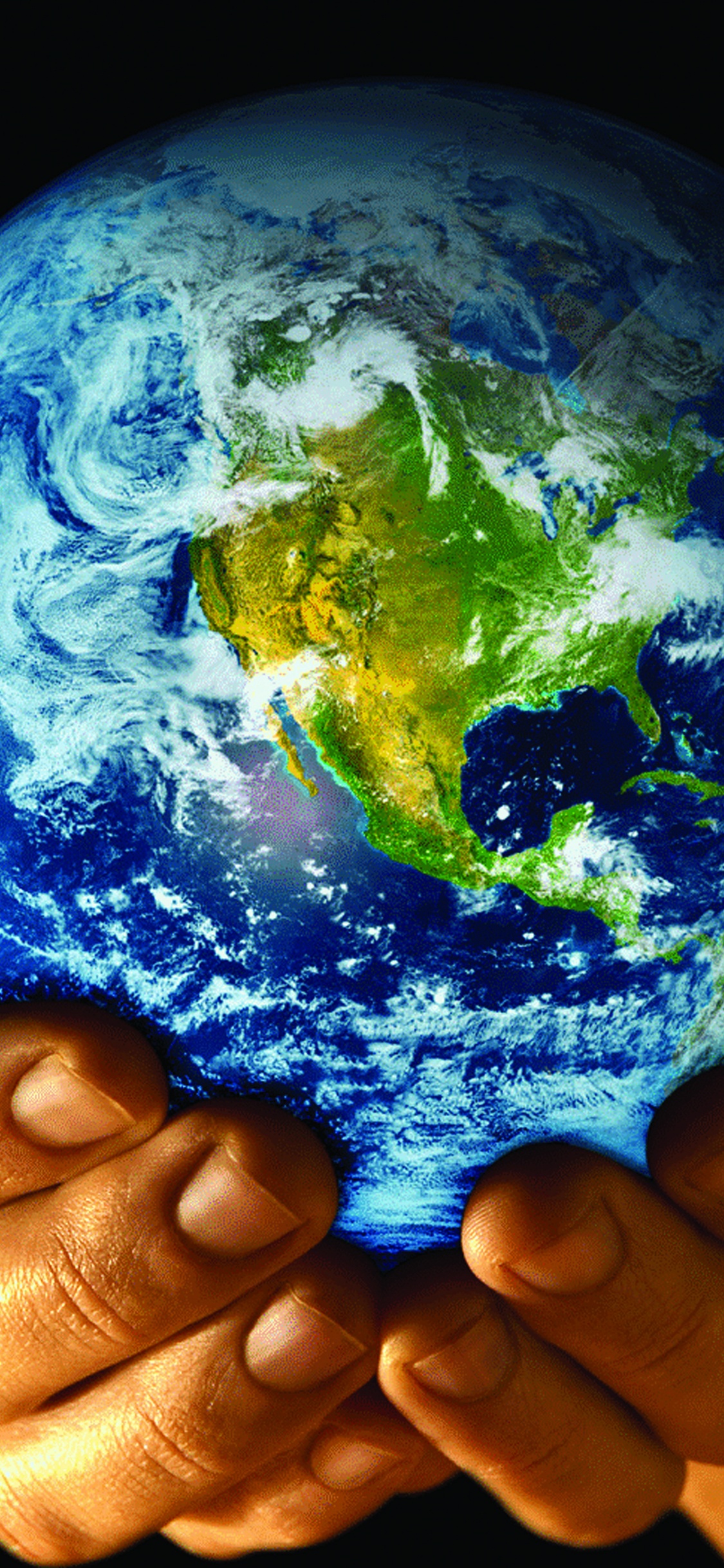 Обои земля, планета, мир, шар, астрономический объект в разрешении 1125x2436