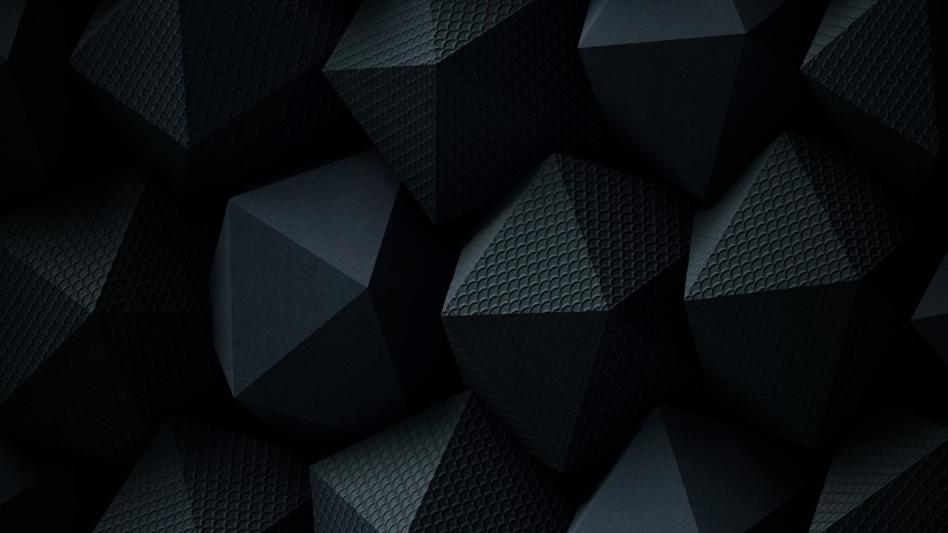 Обои треугольник, мир, телефон, черный и белый, черный в разрешении 1366x768