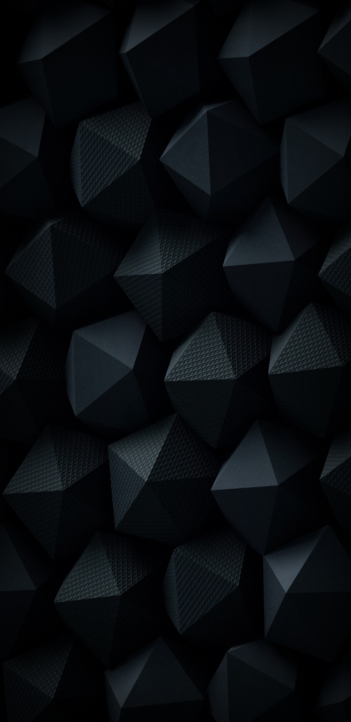 Обои треугольник, мир, телефон, черный и белый, черный в разрешении 1440x2960