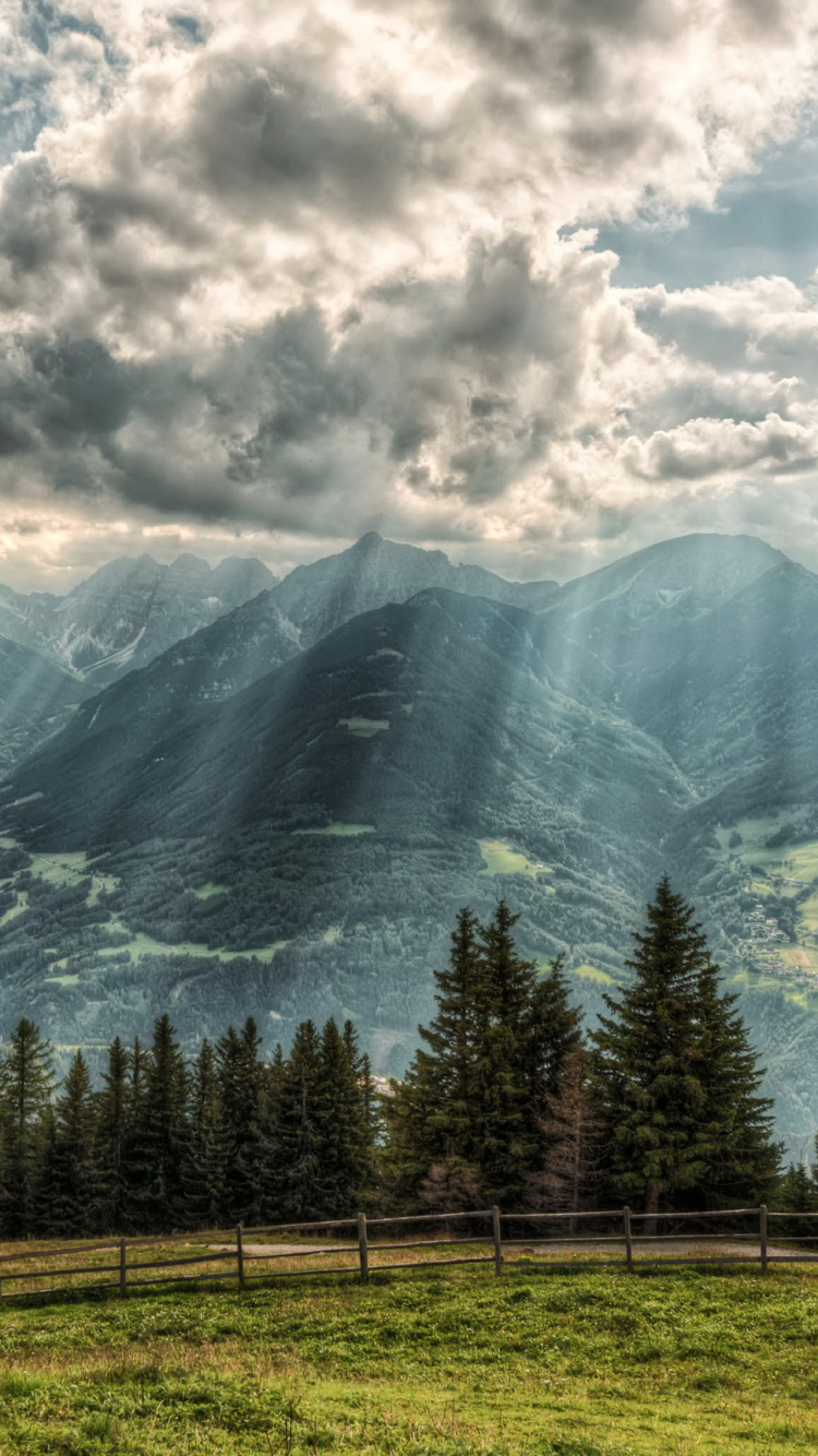 Обои центральные восточные Альпы, гора, горный рельеф, нагорье, природа в разрешении 750x1334