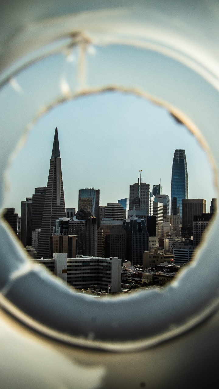 Обои архитектура, город, населенный пункт, линия горизонта, небоскреб в разрешении 720x1280