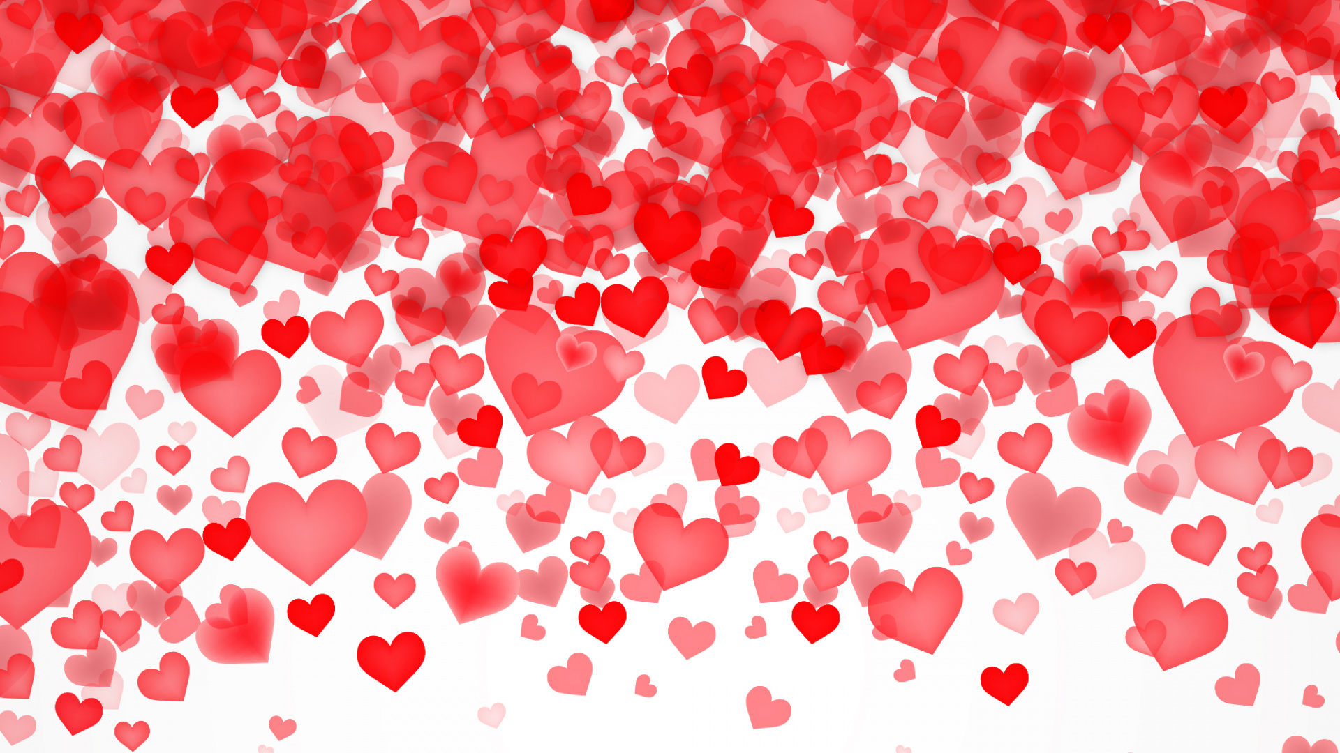 Обои сердце, векторная графика, красный цвет, День Святого Валентина, роман в разрешении 1920x1080
