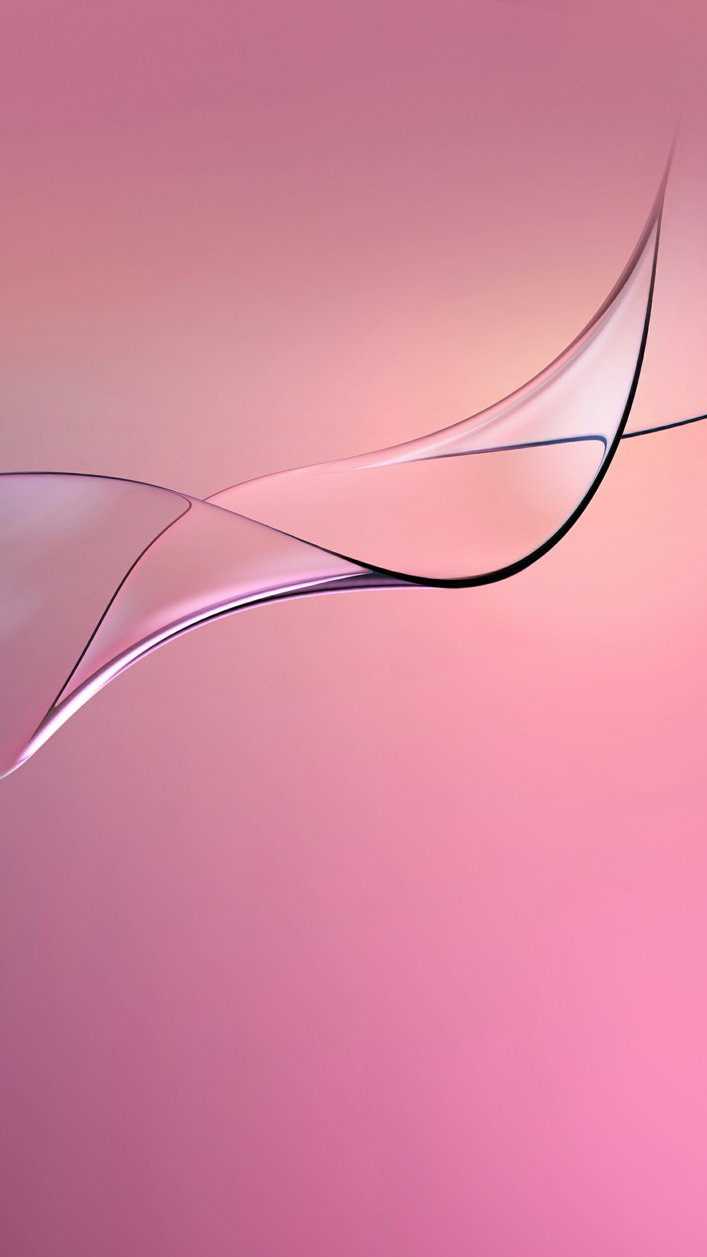 Обои розовый, линия, графика, крупный план, свет в разрешении 1440x2560