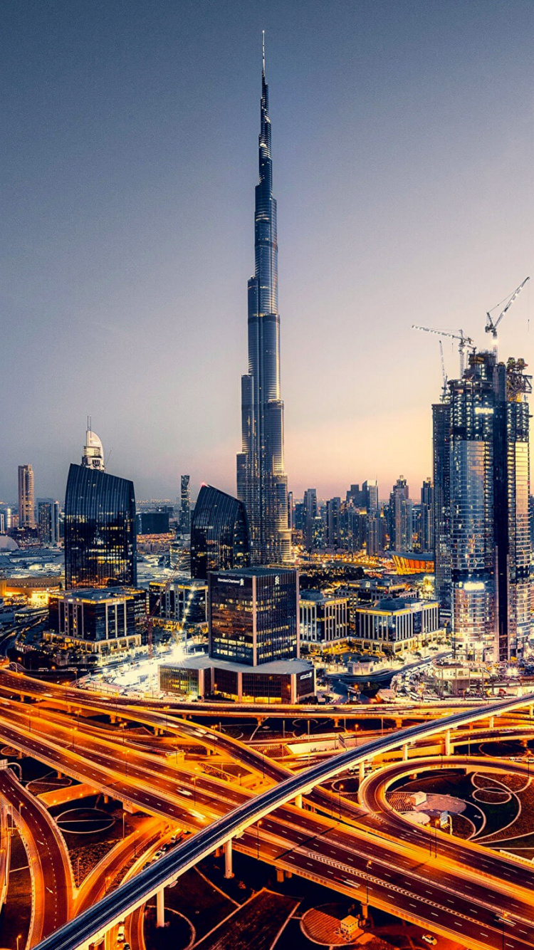 Обои городской пейзаж, город, городской район, линия горизонта, метрополия в разрешении 750x1334