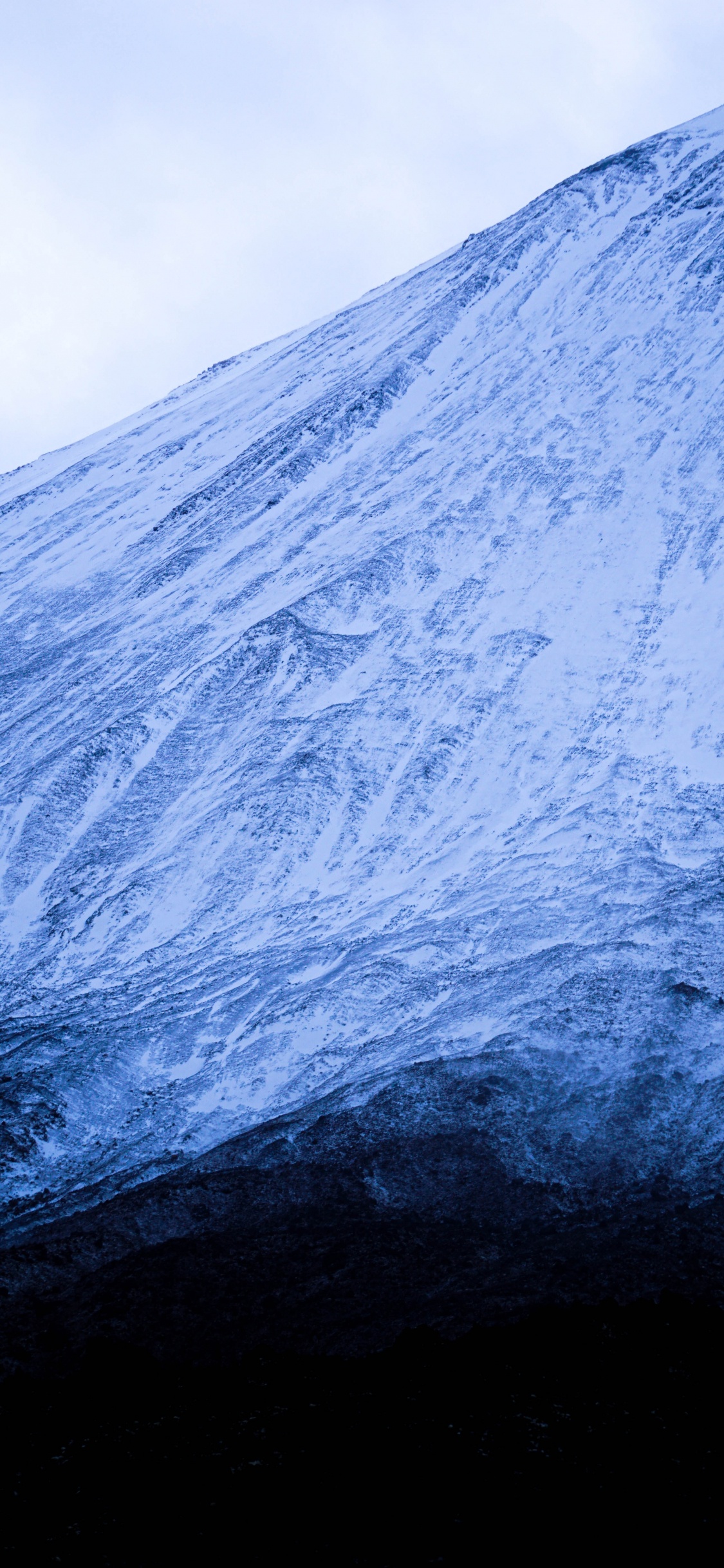 Обои облако, геология, океан, холм, microsoft azure в разрешении 1125x2436